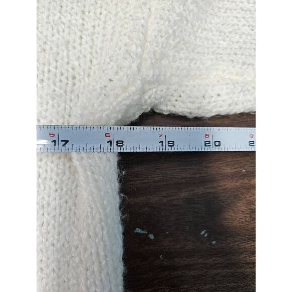 Sterling Harris Cream Sweater Size Medium Vintage 90's - Picture 8 of 9